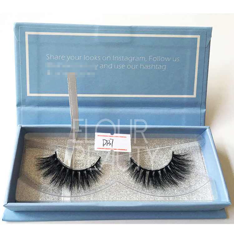 Excellent 3D real mink eyelashes with magnetic boxes wholesale EA30